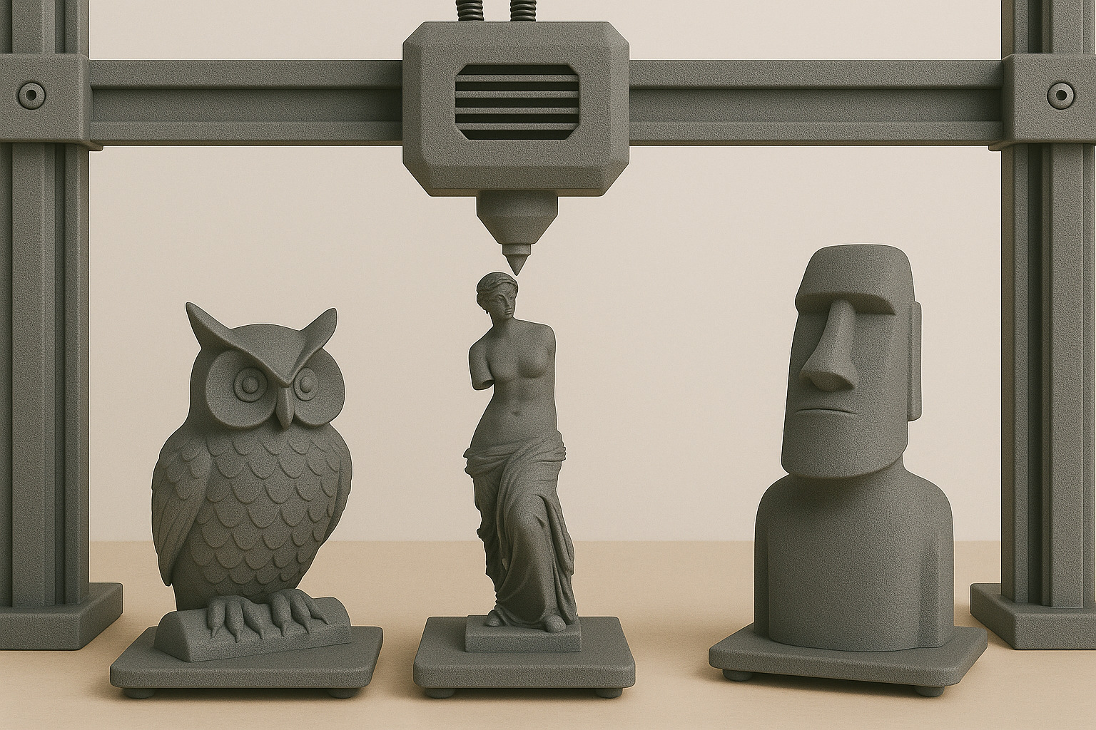 Средние корпуса 3д печать статуэток